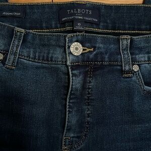 Talbots Size 10; Jegging Crop Jeans